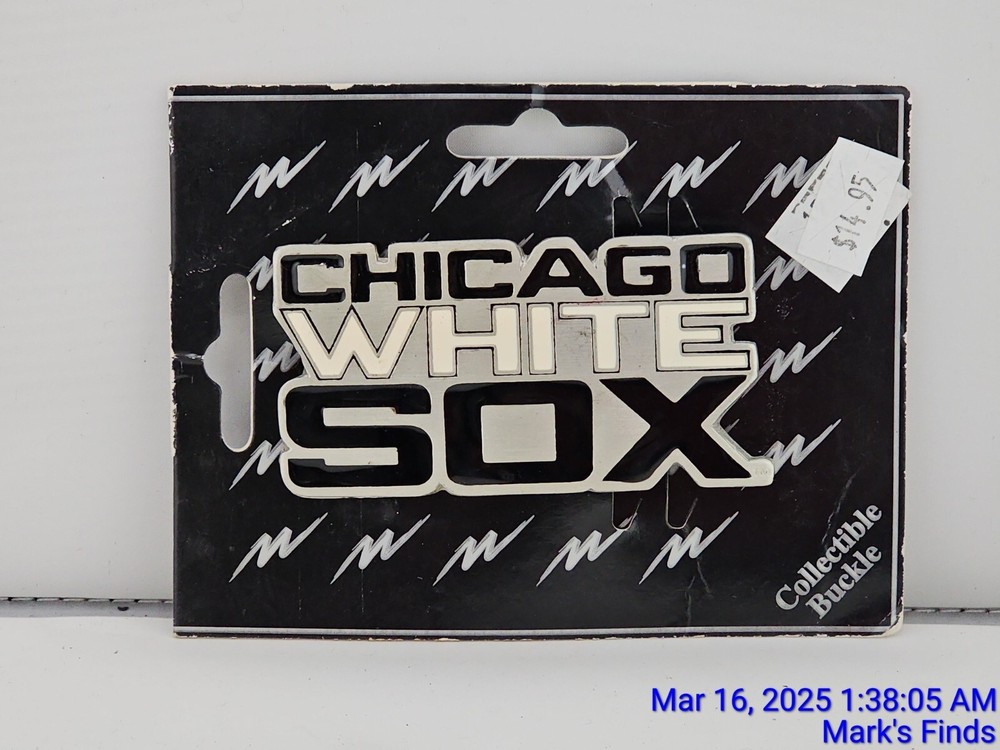 Chicago White Sox MLB Major League Baseball Team Belt Buckle New Old Stock