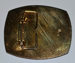 STATUE OF LIBERTY METAL BELT BUCKLE 100TH ANNIVERSARY