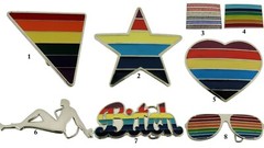 LGBTQ ONE LOVE RAINBOW MULTICOLORED FLAG BELT BUCKLES NEW COSTUME HALLOWEEN GIFT