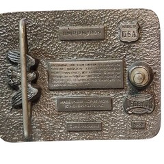 Nascar Vintage 1998 Gordon # 24 Winston Cup Series L E Belt Buckle Pewter