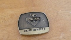 Handyman Club of America Life Member Belt Buckle