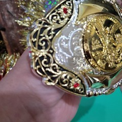 Centenario Western belt Buckle Gold Silver red Faux Mexican Peso Gift Item