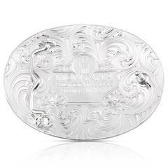 Montana Silversmiths Desert Twilight Southwestern Belt Buckle with Buffalo Skull