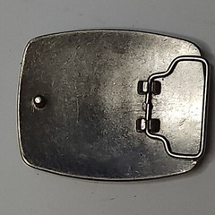 Star Belt Buckle 3&Prime; wide Studded Star