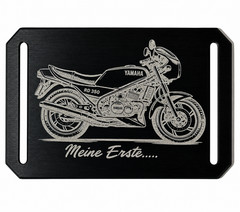Crios Branding Belt Aluminium Buckle Yamaha RD 350 YPVS Motorcycle Vintage Legend