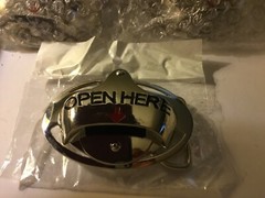 Open Here ….Beer Bottle Opener Belt Buckle