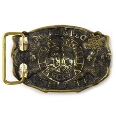 Belt buckle « Templar »; knight order belt buckle; Crusader Knight buckle