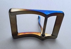 High-Quality TITAN Belt Buckle ANODIZED Belt 4cm Buckle Antiallerg