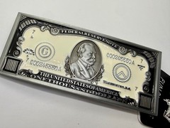 $1,000 US Dollar Federal Reserve Note The United States of America Belt Buckle
