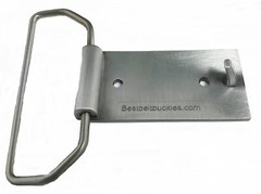 2&Prime; Belt Buckle Blank Snap On Flat Hardware Add Buckle DIY Slumping Fusing
