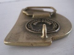 1979 Heritage Mint Registered Collection Solid Brass North Dakota Belt Buckle