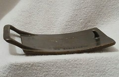Vintage Brass Belt Buckle Henry Ford Detroit Automobiles Record Model T Year Car