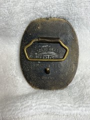 Vetco Solid Brass Belt Buckle Off-shore Drilling Rig Design Vintage Men’s Buckle