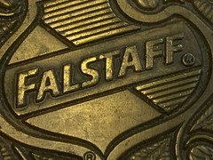 1975 Falstaff Belt Buckle Beer Alcohol Advertising U-168 Beramot Brass Works