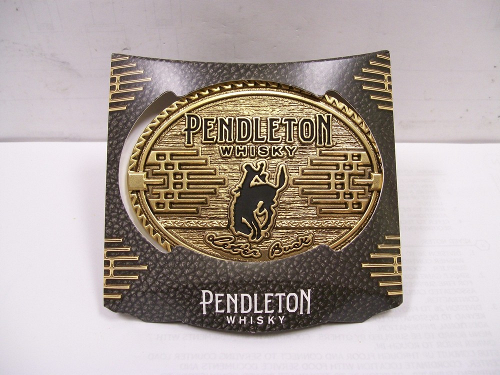 BRANDNEW! 2026 Pendleton Whiskey Let&rsquo;er Buck Limited Belt Buckle Montana Silvers