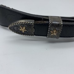 Elmcreek Sterling .925 14 K Gold Fill Belt Texas Star 3 Piece 38/95 Resistol