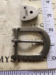 Vintage Western /CASUAL/DRESS Metal Belt Buckle AND END TIP MADE IN USA NEW