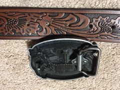 American Truck Drivers Move the Nation NEW USA made, 41&Prime; Belt, Pewter Buckle