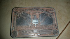 Numbered NRA LEADERSHIP AWARD Belt Buckle 1983 For Service in Recruiting
