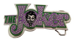 Batman Joker Belt Buckle Comics Cosplay Halloween Party Costume Bling Iced Style