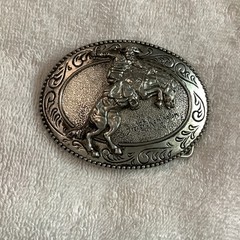 The Broncho Buster Belt Buckle Frederic Remington Art Museum Bronco Collectible