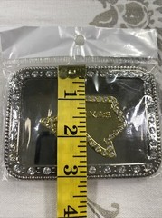 TX Lone Star Belt Buckle Western Rodeo Silver Metal Men Women New