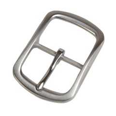 40mm(1.5&Prime;) Heavy Duty Stainless Steel Single Prong Rectangle Belt Buckles Silver