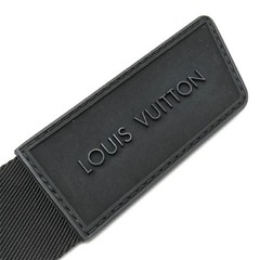 LOUIS VUITTON Belt Suntulle Skater Cotton Black Matte Black Hardware