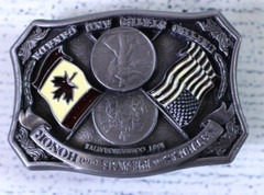 1991 Arrowhead Gemcraft Limited Edition Nations of Peace and Honor Belt Buckle