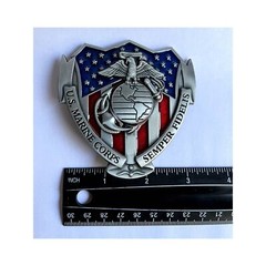 United States Marine Corps Semper Fidelis Shield Belt Buckle