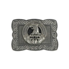 Browne Irish Coat of Arms Celtic Knot Kilt Belt Buckle – Made in Scotland