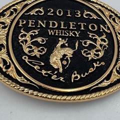 Montana Silversmiths 2013 Pendleton Whisky Let&rsquo;er Buck Rodeo Belt Buckle