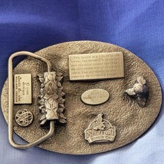 Vintage 1986 Siskiyou Pewter Tribute To The Horse Buckle Model G-40