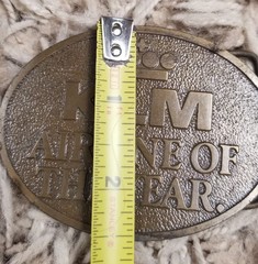 KLM Airlines Brass Belt Buckle Aviation Memorabilia Travel Logistics