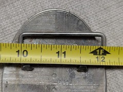 vintage ENGRAVED belt buckle WESTERN metal FLORAL cowboy rodeo