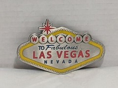 WELCOME TO FABULOUS LAS VEGAS NEVADA BELT BUCKLE Official New (2003)