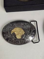 NRA GOLDEN EAGLES BELT BUCKLE – Flying Eagle – HANDYMAN Life Member Meritor CYA