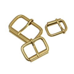 5Pcs Roller Pin Buckle Brass Adjusting Buckle Belt Hardware Accessory Rectangle