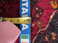 Italy Italian Italia Green Red and white belt flag 44” Long Adjustable