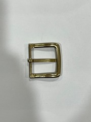 Solid Brass Raw Brass Belt Buckle Made in Italy Fits 1.57&Prime; Belt Strap