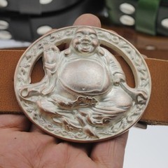 Buddha Belt Buckle Rose Mother of Pearl – Elegant Belt Buckle Women Men