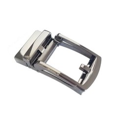 Men&rsquo;s Automatic Slide Buckle Replacements Metal Ratchet Leather Belt Buckles