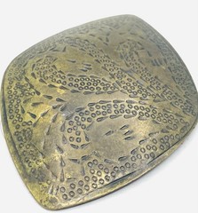 vintage Design brass belt buckle from the 1900s Y1