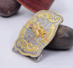 ROCK BULL RIDE RODEO FASHION RODEO DIY COWBOY TEXAS WESTERN SHINE BELT BUCKLE