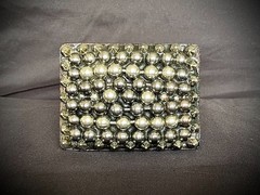 Studded Belt Buckle Archive 2007-09 Industrial Leather Back OOAK Darren Mcneese
