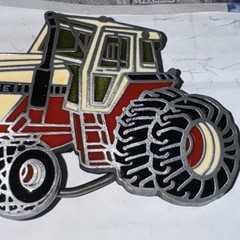 Vintage Rare New Tractor Belt Buckle Limited Edition Embossed Free Shipping
