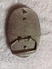 NRA Belt Buckle National Rifle Association Silvertone Oval with Eagle