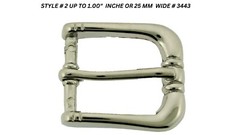 Pin Belt Buckles for Men&rsquo;s Fits 1.0″ inch 25mm Watch Belt Silver Anti Allergic