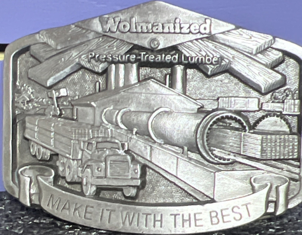 Wolmanized « Make It With The Best » Men&rsquo;s Western Belt Buckle