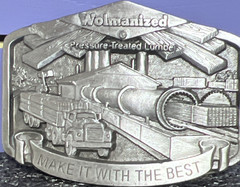Wolmanized « Make It With The Best » Men&rsquo;s Western Belt Buckle